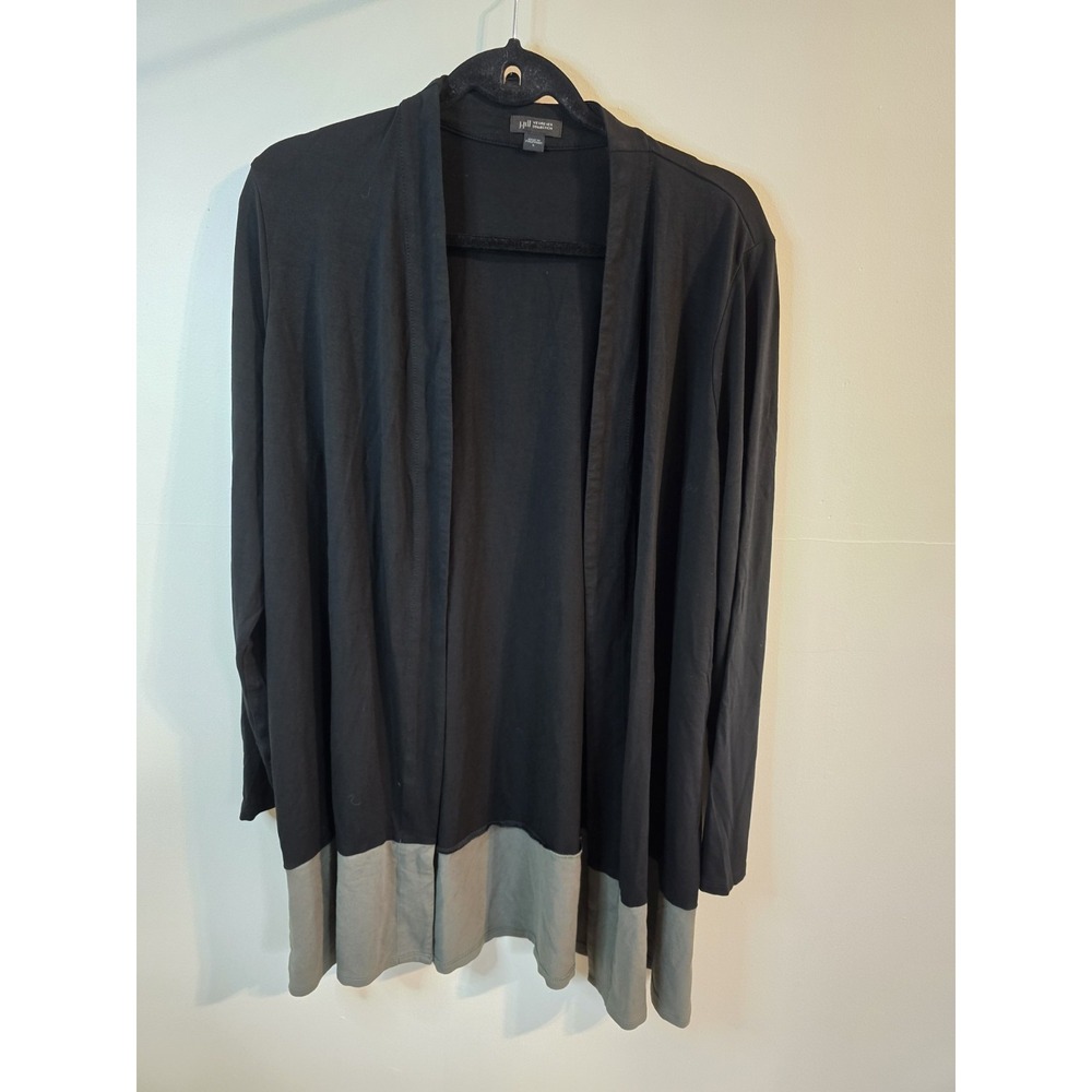 J. Jill Open Front Cardigan Women's Large Elevated Basic Office Casual Everyday